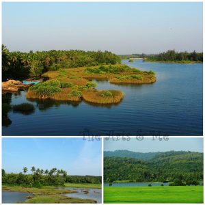 Green Coastal Karnataka - Paddy fields, coconut trees, rivers and hills