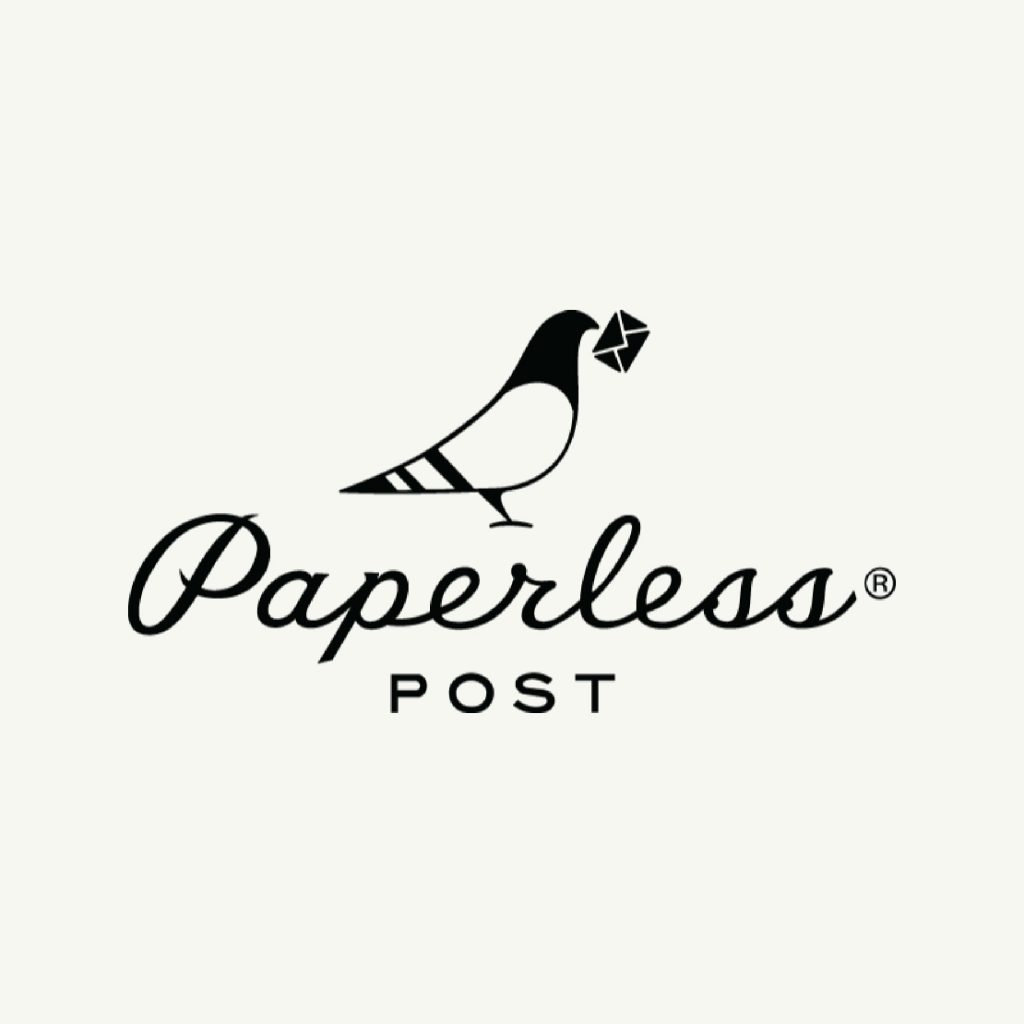 Logo of online invitation website - Paperless Post
